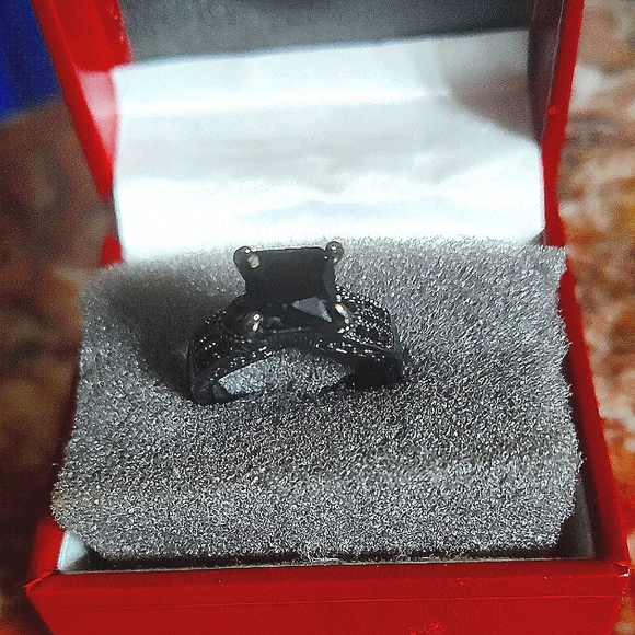 Sterling silver and black onyx Jewelry - Black Onyx Ring